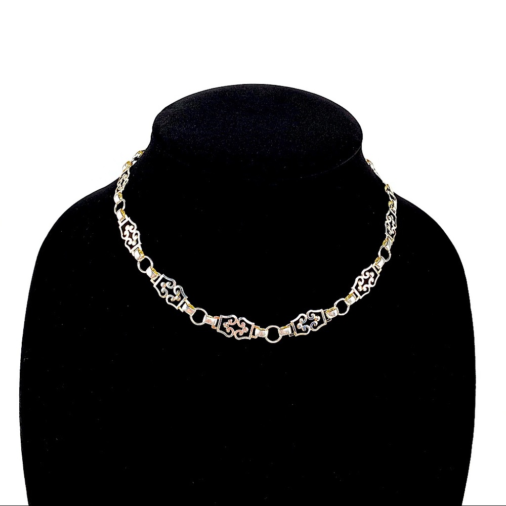 16in Sterling Silver Decorative Necklace